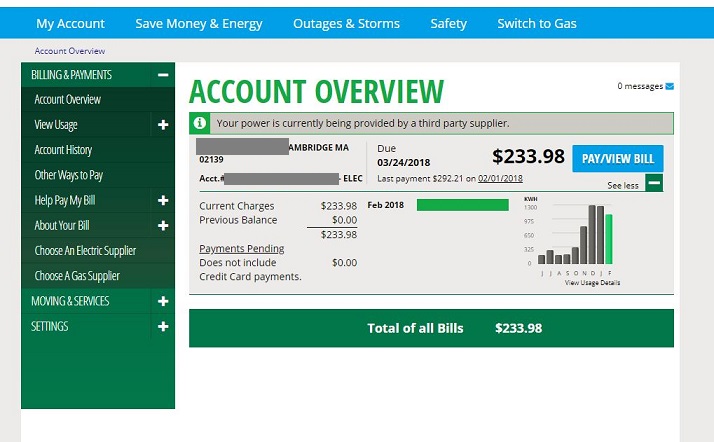 Human Use Experience Utility Billing